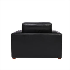 Arthur Ara Leather Chair Coal Back