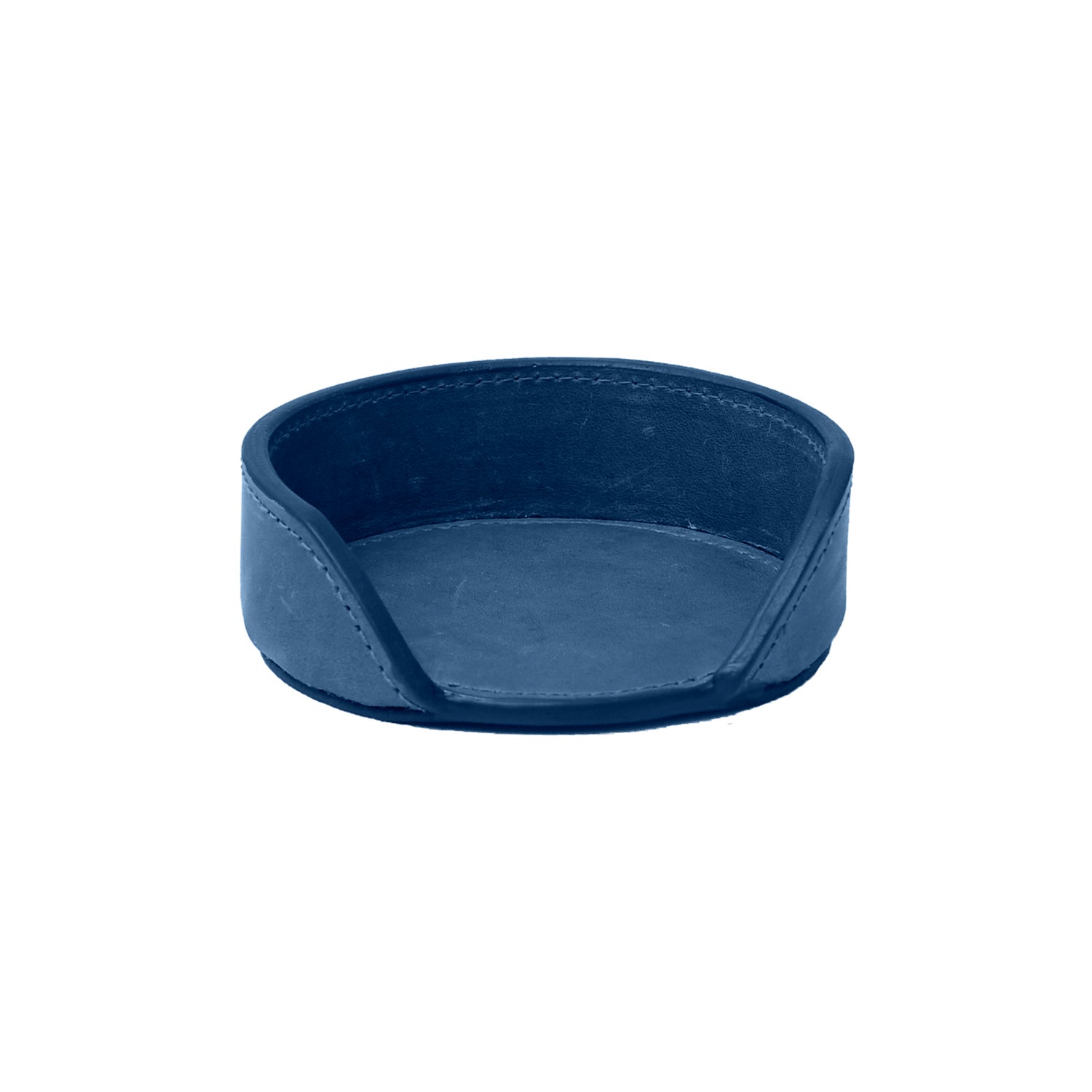 Blue Leather Coaster 4