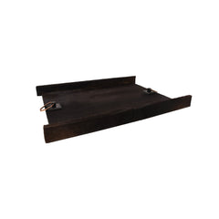 Brown Natural Hair-On Leather Tray