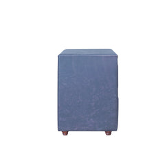 Charles Leather Bed Sets Drawer Blue 2