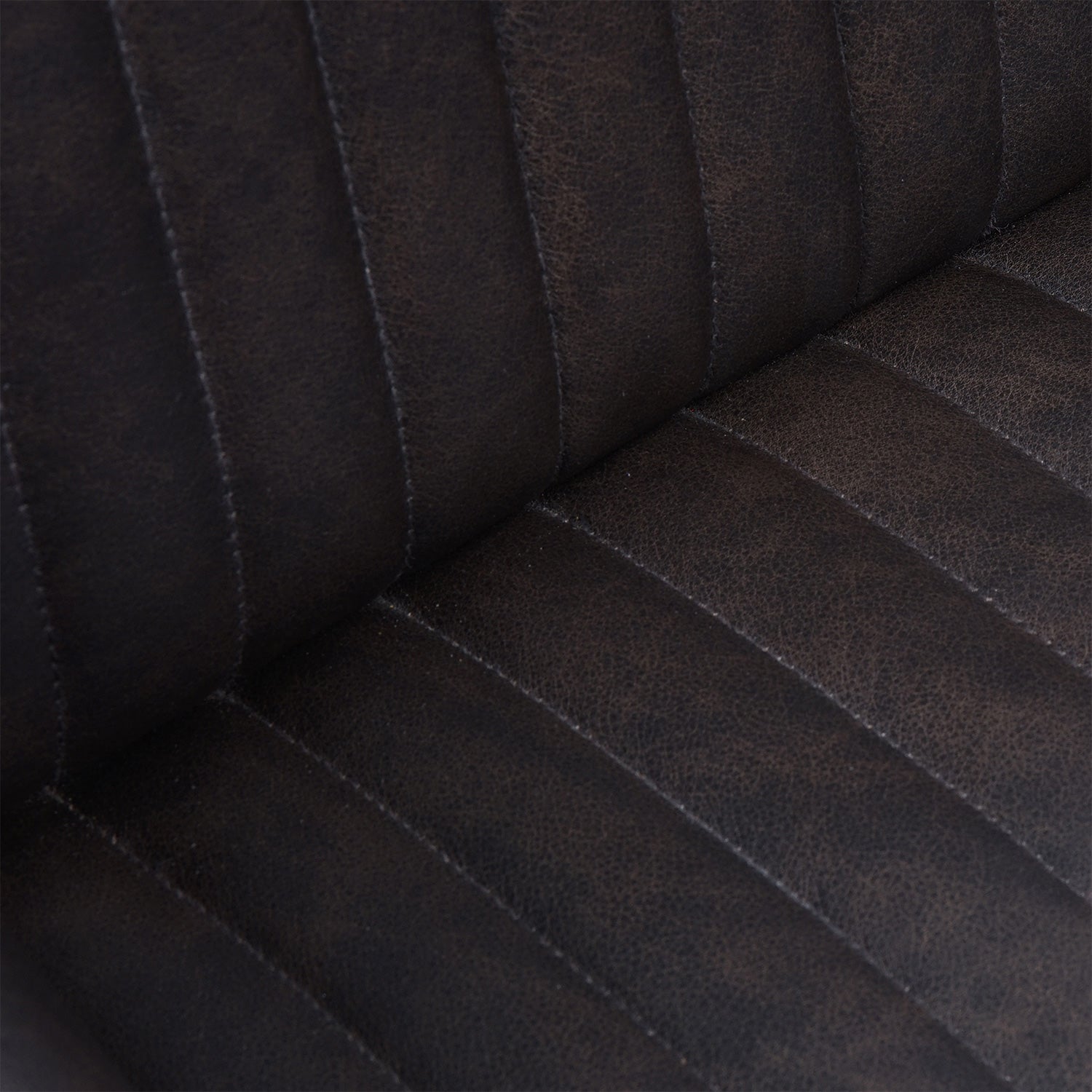 Collins Ara Antigo Leather Chair Umber Seat Close Up