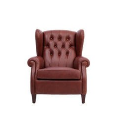 Hugo Leather Chair Front