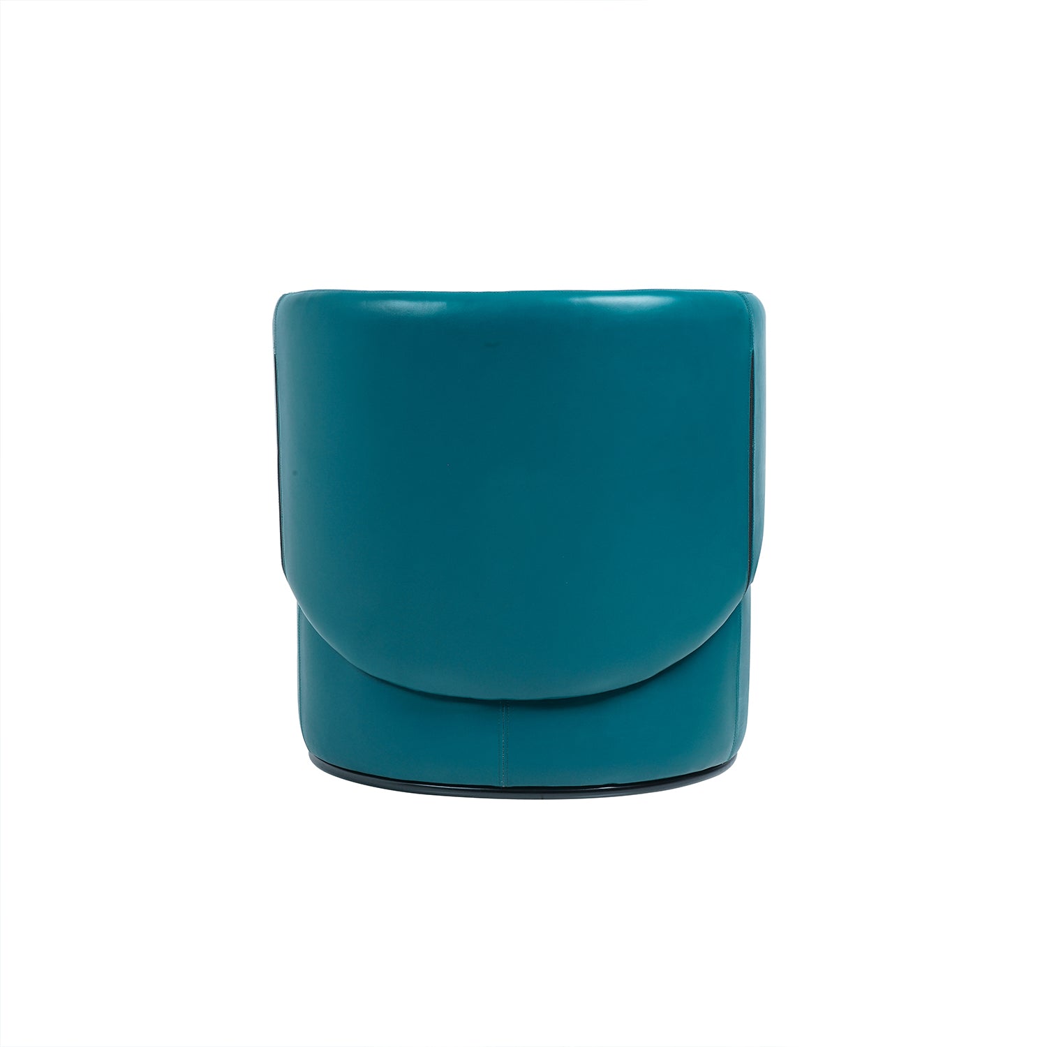 Juliet Sapi Leather Chair Teal Back