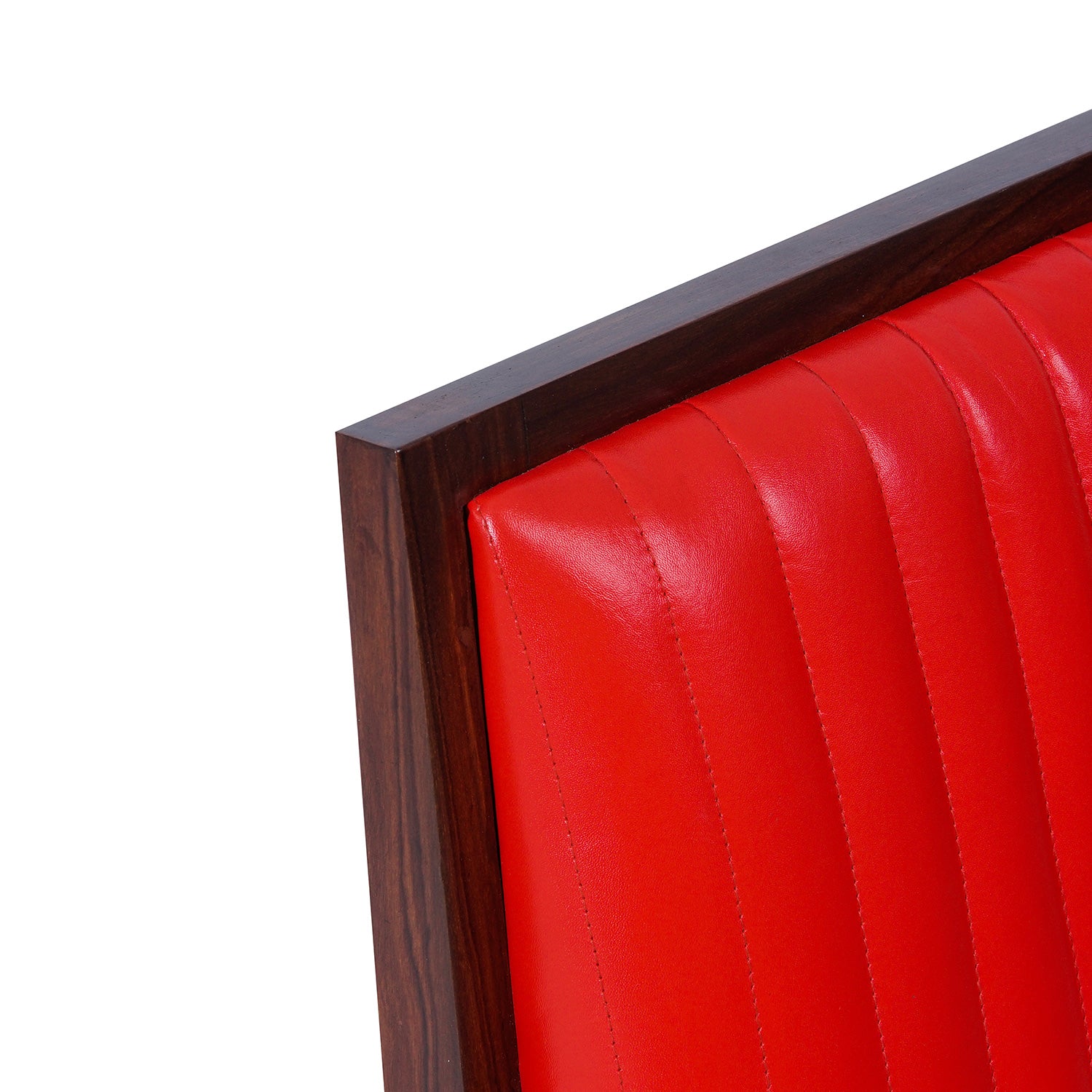 Kurt Ara Leather Chair Cardinal Front Close Up