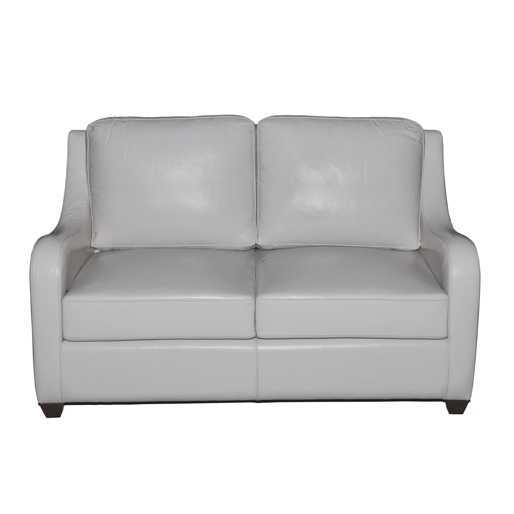 Rowling Leather Sofa Set White Two Seater