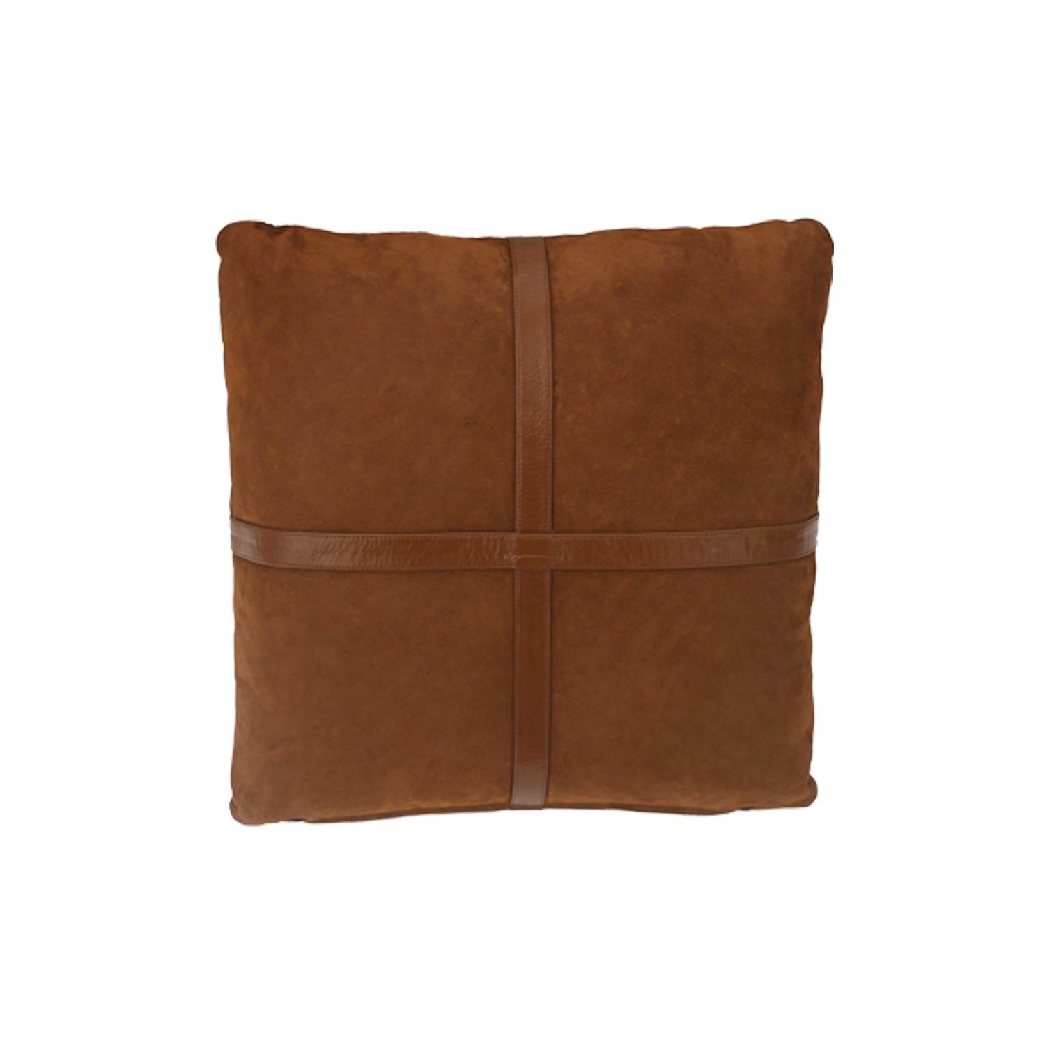 Suede Throw Pillow Back